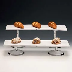 Zicco Melamin Tepsili Teşhir Standı, 65x19x21 cm