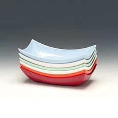 Zicco Melamin Teşhir Tabağı, 14,5x28x4 cm