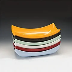 Zicco Melamin Teşhir Tabağı, 19x38x7 cm