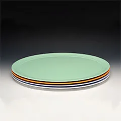 Zicco Melamin Teşhir Tabağı, Oval, 55,5x42x3 cm