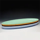 Zicco Melamin Teşhir Tabağı, Oval, 65x20x4 cm - Görsel 1
