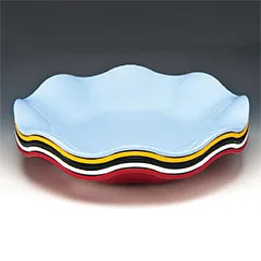 Zicco Melamin Teşhir Tabağı, Papatya Model, 45x7 cm
