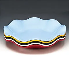 Zicco Melamin Teşhir Tabağı, Papatya Model, 45x7 cm