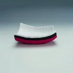 Zicco Melamin Teşhir Tabağı, Taş Model, 17x34,5x9 cm