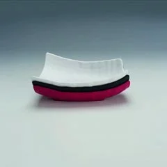 Zicco Melamin Teşhir Tabağı, Taş Model, 17x34,5x9 cm