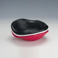 Zicco Melamin Teşhir Tabağı, Taş Model, 24x29x9 cm