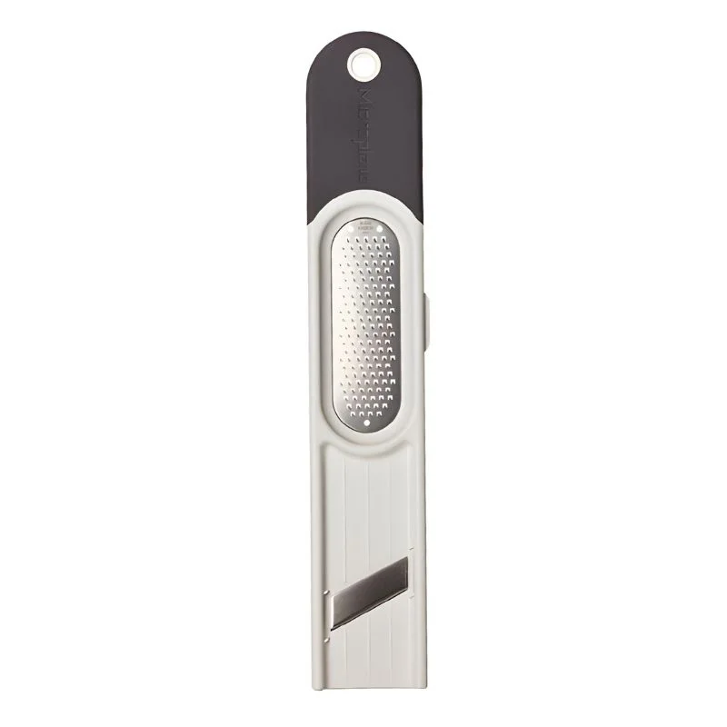 Microplane 3 in1 Zencefil Rende, Dilimleme, Soyma Gereci, Beyaz