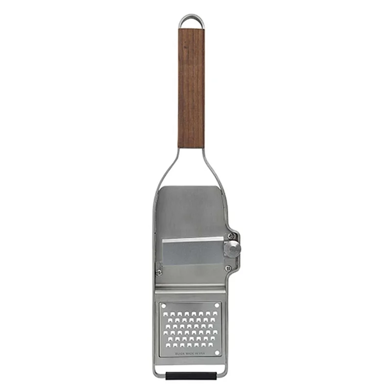 Microplane Master Trüf Rendesi 2 in1, Dilimleme ve Rende, Ahşap Saplı