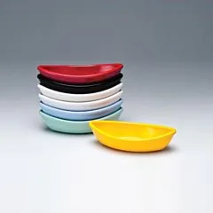 Zicco Mini Melamin Kayık Tabak, 7x15x3,5 cm, Beyaz