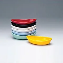 Zicco Mini Melamin Kayık Tabak, 7x15x3,5 cm, Beyaz