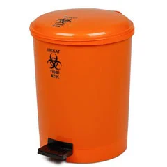 Bora Plastik Pedallı Tıbbi Atık Çöp Kovası, No: 2, 12 Lt, BO185
