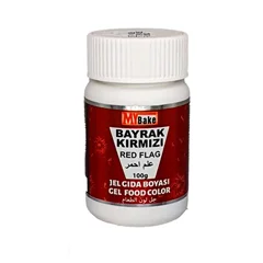 My Bake Bayrak Kırmızı Jel Gıda Boyası, 100 gr