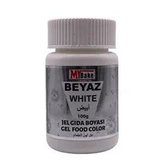 My Bake Beyaz, Jel Gıda Boyası, 100 gr