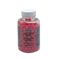 My Bake Boncuk Kırmızı, 200 Gr 8 Mm