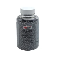 My Bake Boncuk Siyah, 200 Gr 4 Mm