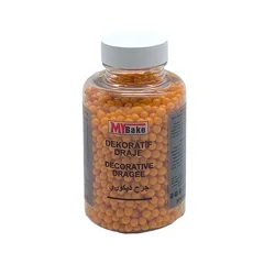 My Bake Boncuk Turuncu, 200 Gr 4 Mm