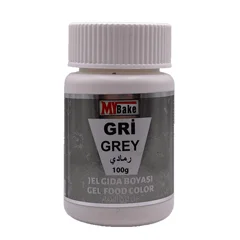 My Bake Gri Jel Gıda Boyası, 100 gr
