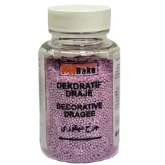 My Bake Mor Boncuk Şeker, 200 gr, 2 mm