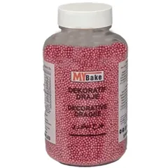 My Bake Pembe Boncuk Şeker, 200 gr, 0 mm