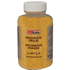 My Bake Sarı Boncuk Şeker, 200 gr, 0 mm