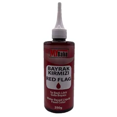 My Bake Su Bazlı Likit Gıda Boyası, Bayrak Kırmızı 250 ml