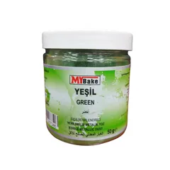 My Bake Yeşil Metalik Toz Gıda Boyası, 50 gr
