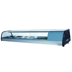 NDustrıo SCR-140 Bombe Camlı Teşhir Ünitesi, 6 GN 1/3, 139,5x40x25 cm