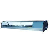 NDustrıo SCR-180 Bombe Camlı Teşhir Ünitesi, 8 GN 1/3, 175x40x25 cm - Görsel 1