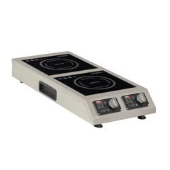 Omake Ind21 I25 Dikey İndüksiyonlu Ocak İkili Cam Yüzeyli Elektrikli