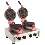 Omake WFL01 E22 Manuel Zamanlayıcılı Çiftli Waffle Makinesi, Çiçekli Model, Kalıp Çapı 17 Cm, Elektrikli - Görsel 1