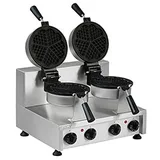 Omake WFL11 E22 Manuel Zamanlayıcılı Çiftli Waffle Makinesi, Çiçek Model, Kalıp Çapı 17 Cm, Elektrikli - Görsel 1