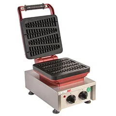 Omake WFL21 E12 Manuel Zamanlayıcılı Tekli Waffle Makinesi, Çubuk Model, Kalıp Çapı 6x21,5 Cm, Elektrikli