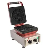 Omake WFL21 E12 Manuel Zamanlayıcılı Tekli Waffle Makinesi, Yuvarlak Model, Kalıp Çapı 19 Cm, Elektrikli - Görsel 1