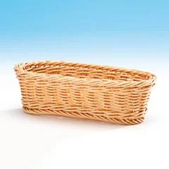 Zicco Oval Ekmek Sepeti, Plastik, 23x10x6,5 cm, Açık Renk
