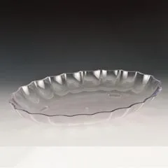 Zicco Oval Teşhir Tabağı, Polikarbon, 41,5x29,5x5,5 cm, Şeffaf