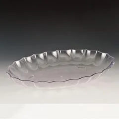 Zicco Oval Teşhir Tabağı, Polikarbon, 41,5x29,5x5,5 cm, Şeffaf