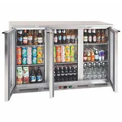 Öztiryakiler 3 Kapılı Şişe Soğutucu, Bar Buzdolabı, Paslanmaz