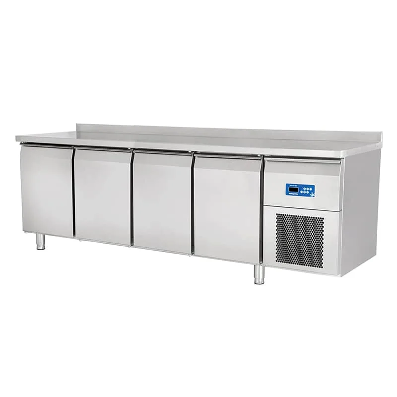 Öztiryakiler 4 Inox Kapılı Yatay Tip Derin Dondurucu, Tag 470 Lmv, 430 Kalite