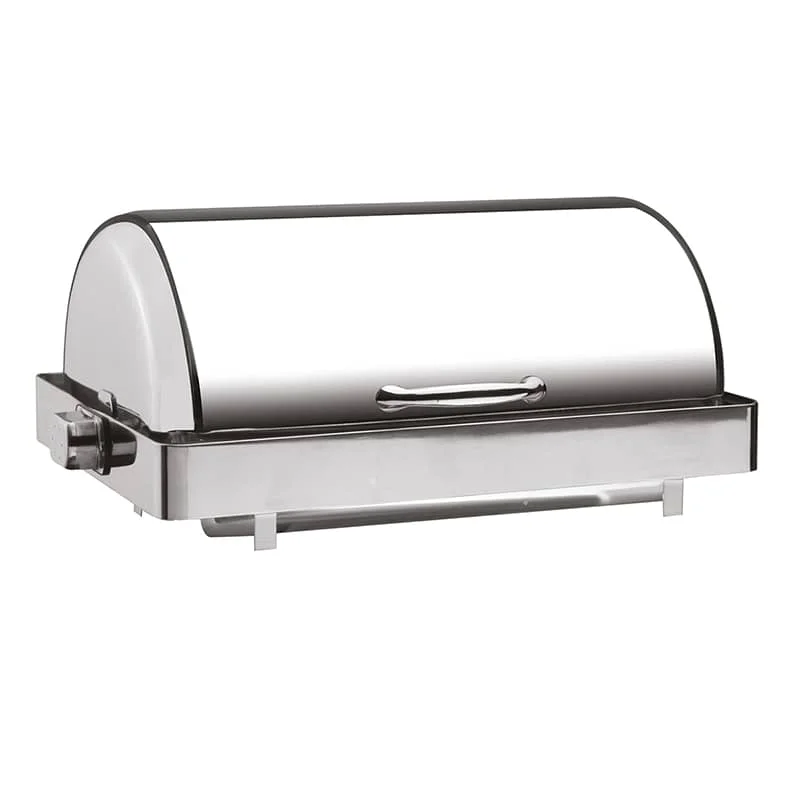 Öztiryakiler Chafing Dish, 180 Derece Açılır Kapak, Düz Ayak, Kızaklı