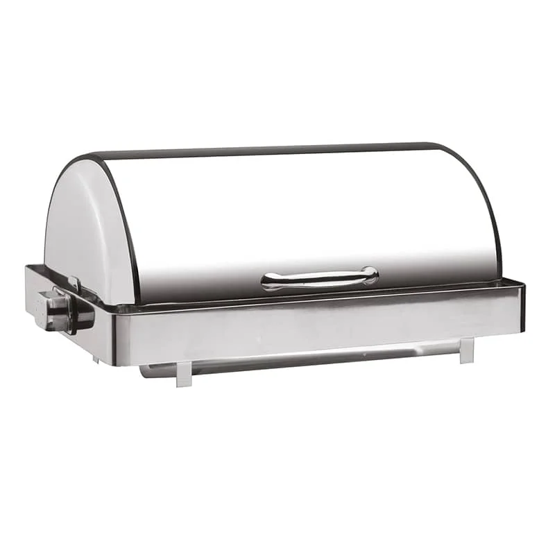 Öztiryakiler Chafing Dish, 180 Derece Açılır Kapak, Setüstü Gömme Ayak,1/1 GN
