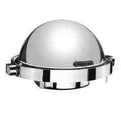 Öztiryakiler Chafing Dish, Küresek Kapak, Setüstü, Gömme Ayaksız, Kızaklı, Isıtıcısız