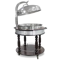 Öztiryakiler Chafing Dish Servis Arabası Ø90