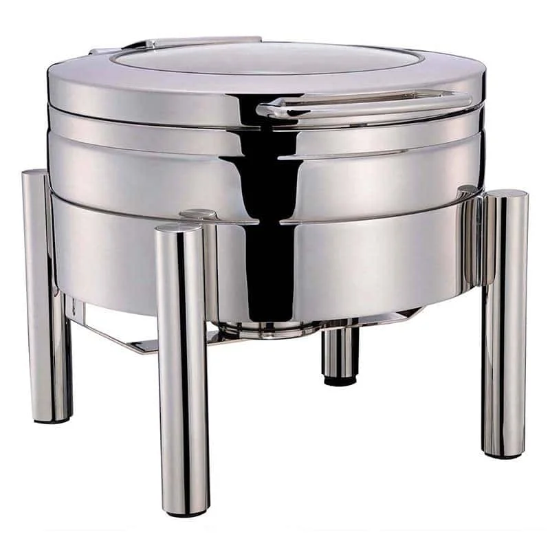 Öztiryakiler Chafing Dish, Yuvarlak, 4 lt, 38x48x33 cm