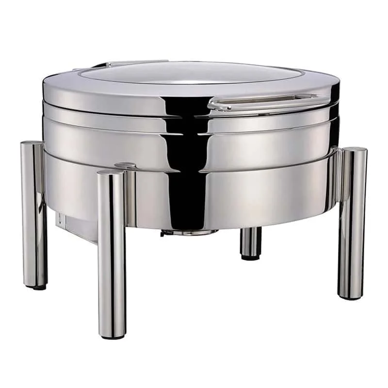 Öztiryakiler Chafing Dish, Yuvarlak, Standlı, 6 lt