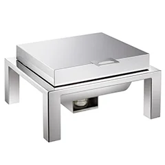 Öztiryakiler Dikdörtgen Chafing Dish, Ayaklı, Gn 2/3, 6 lt