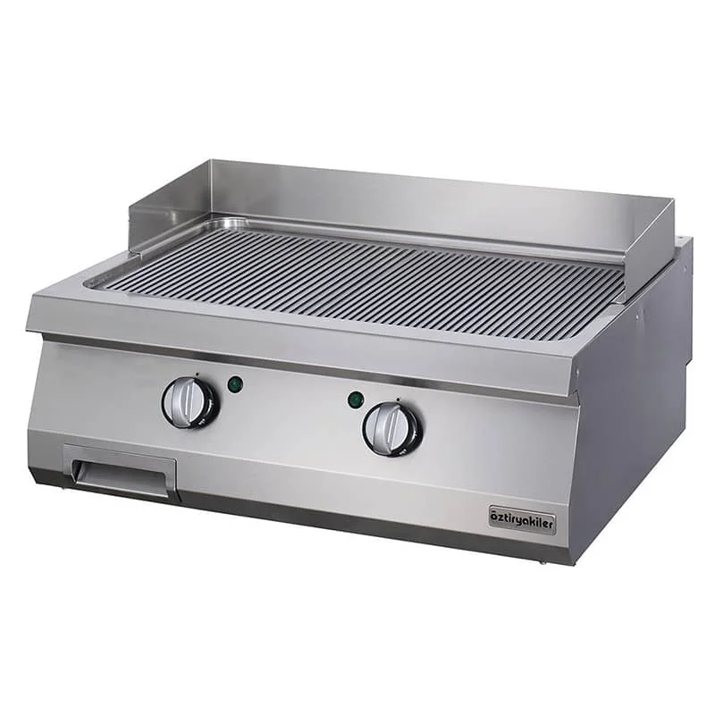 Öztiryakiler Elektrikli Grill Plate Oluklu Oge N