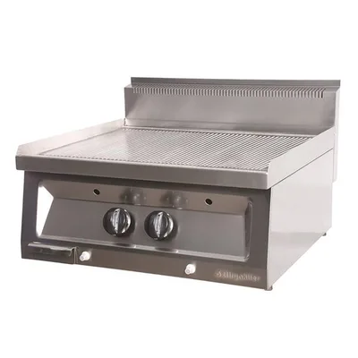 Öztiryakiler Gazlı Grill Plate, Oluklu, 70x65x30 cm,OGPG 7065 N PS