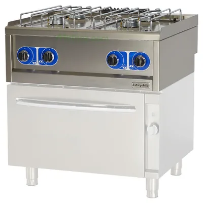 Öztiryakiler Optimum 700 Seri Set Üstü Ocak, Gazlı, Dörtlü  80x70x30 cm, (L)-4x5 kW, OSOG 8070 LE