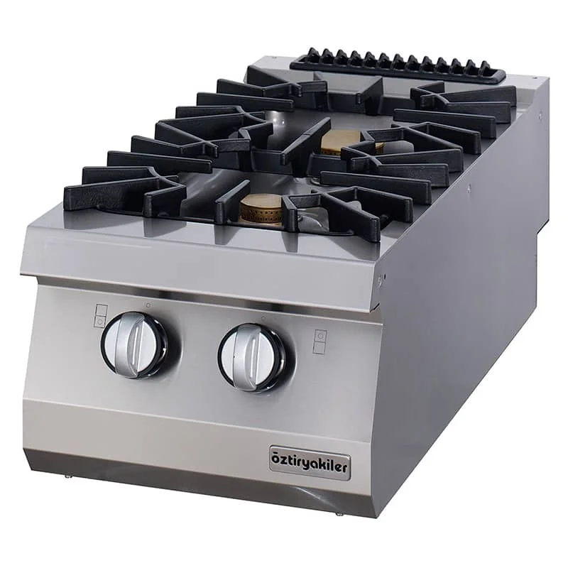 Öztiryakiler Set Üstü Gazlı Ocak, İkili, 16 kw, 40x90x30 cm, OSOG 4090