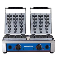 Öztiryakiler WF 25 02 Çubuklu Waffle Makinesi, İkili